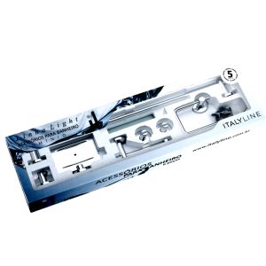KIT BANHO-LINHA LIGHT-ALUM-6 PEÇAS
