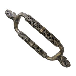 PUXADOR-DF946-260-DOURADO/PRETO DUP