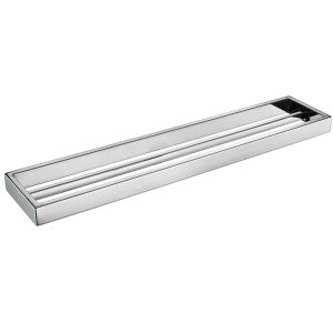 PORTA TOALHA DUPLO-600-FATTO-INOX POL