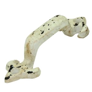 PUXADOR-IL6005-115X032-RUSTICO BRANCO