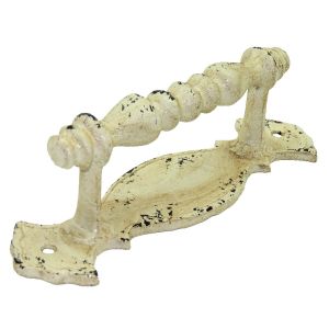 PUXADOR-IL6007-220X065-RUSTICO BRANCO